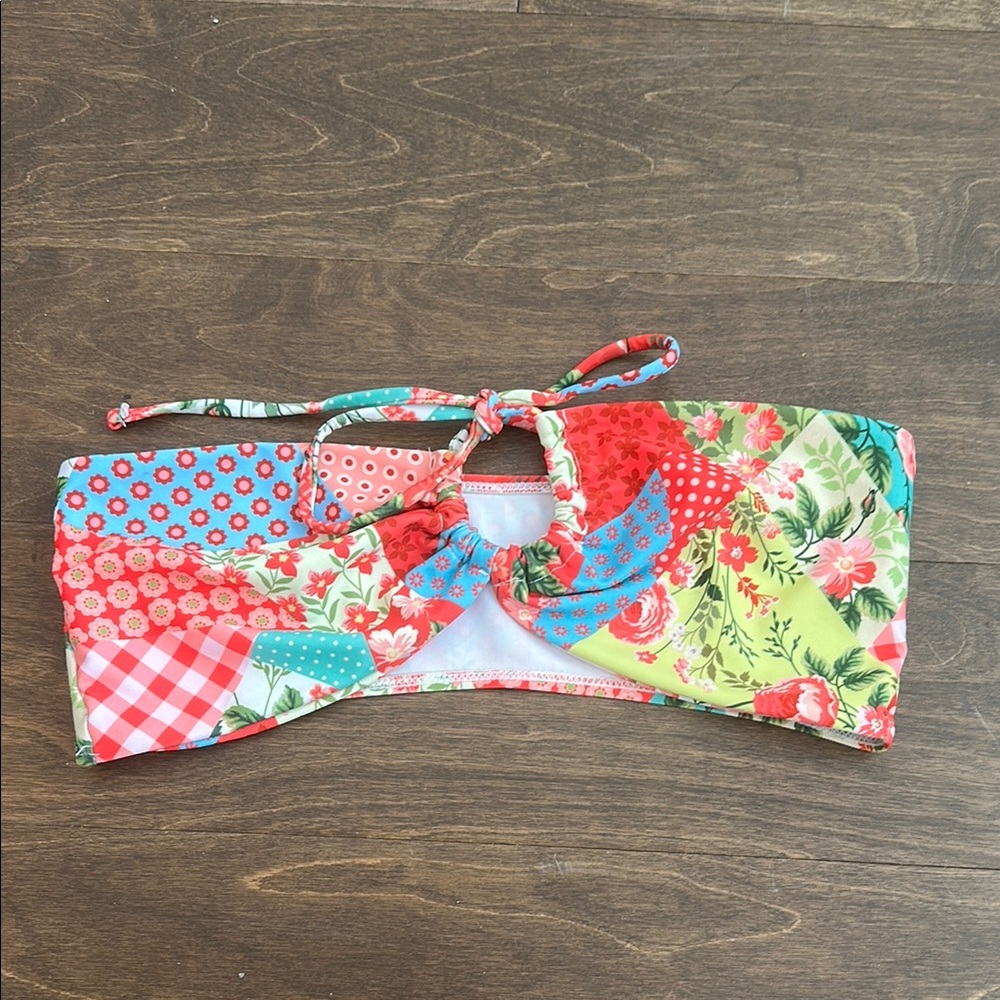 Floral Patchwork Bikini Set - image 3